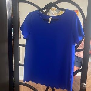 Royal blue blouse
